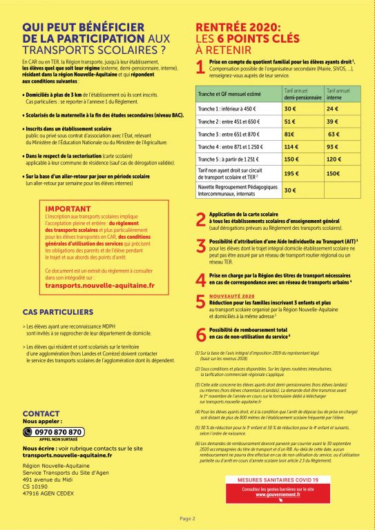 affiche transports scolaires 2020 20212