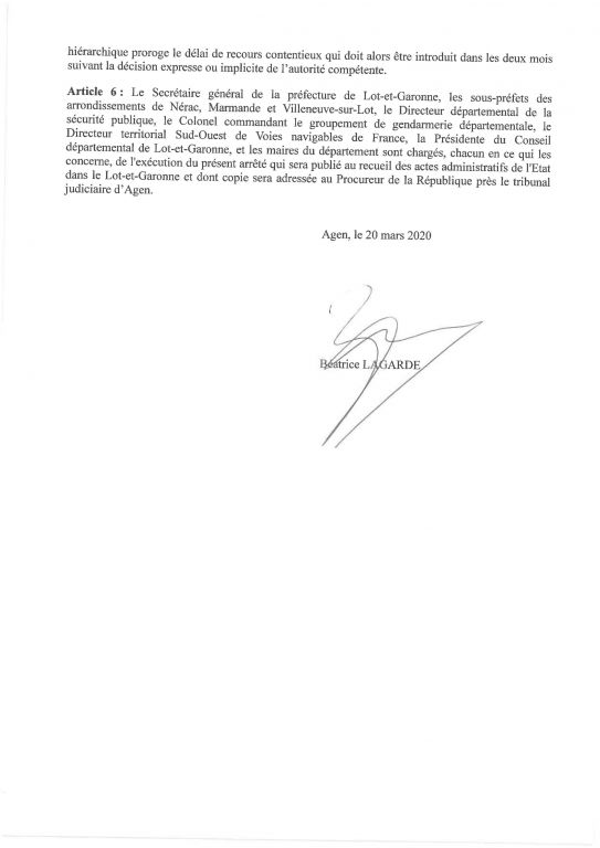 arrt portant interdiction d39accs au public aux parcs jardins plans d39eau intrieurs voies vertes chemins de randonne berges et abords des cours d39eau et canaux3