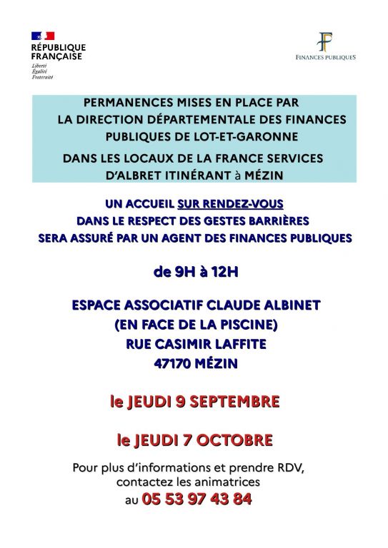 affiche permanences fs albret itinerant mezin 2eme campagne