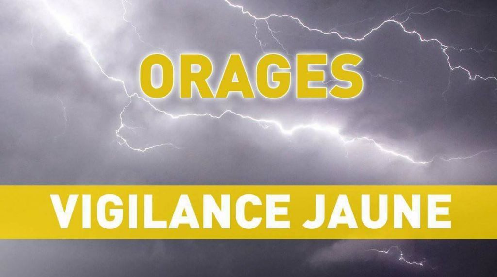 vigilance orages jaune